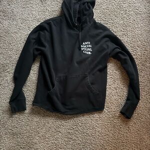 Anti Social Social Club Black Pullover Hoodie